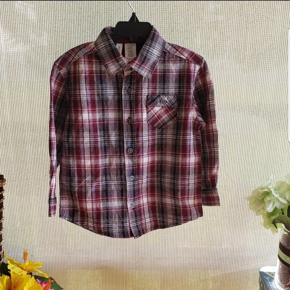 Toughskins Toddler Boy's Dress Shirt